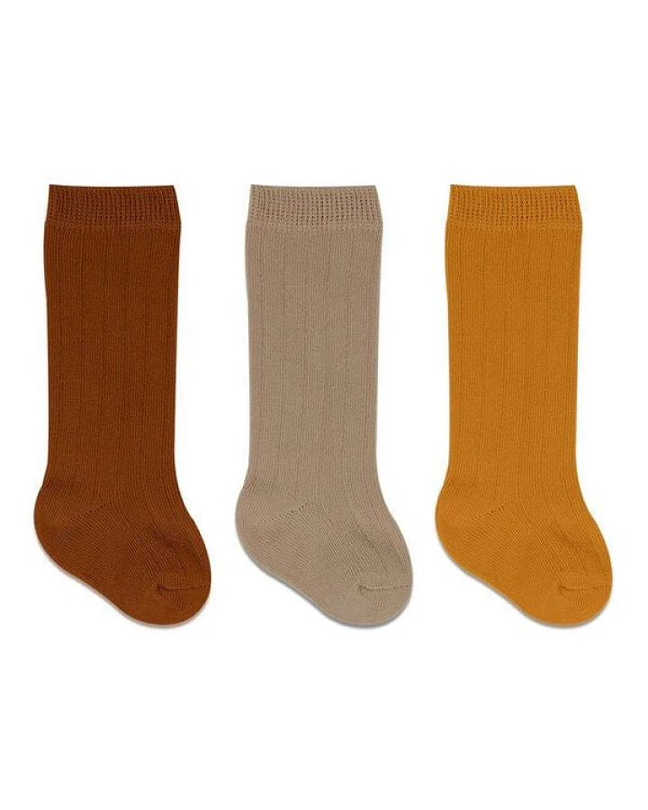 bistyle Baby-Socken Knielange Babysocken, 3er Pack ,zertifiziert, hoher Baumwollanteil
