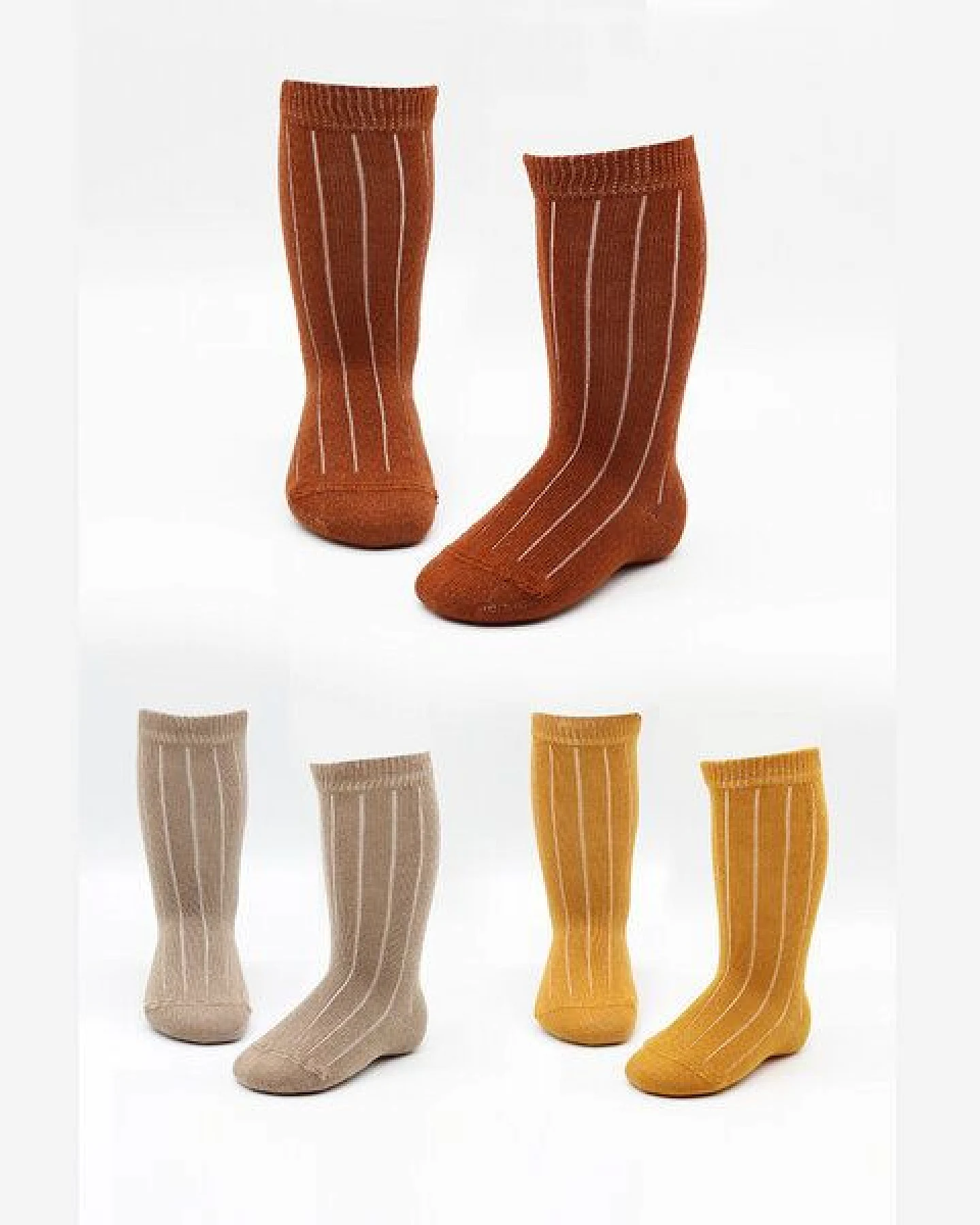 bistyle Baby-Socken Knielange Babysocken, 3er Pack ,zertifiziert, hoher Baumwollanteil – Ansicht 3