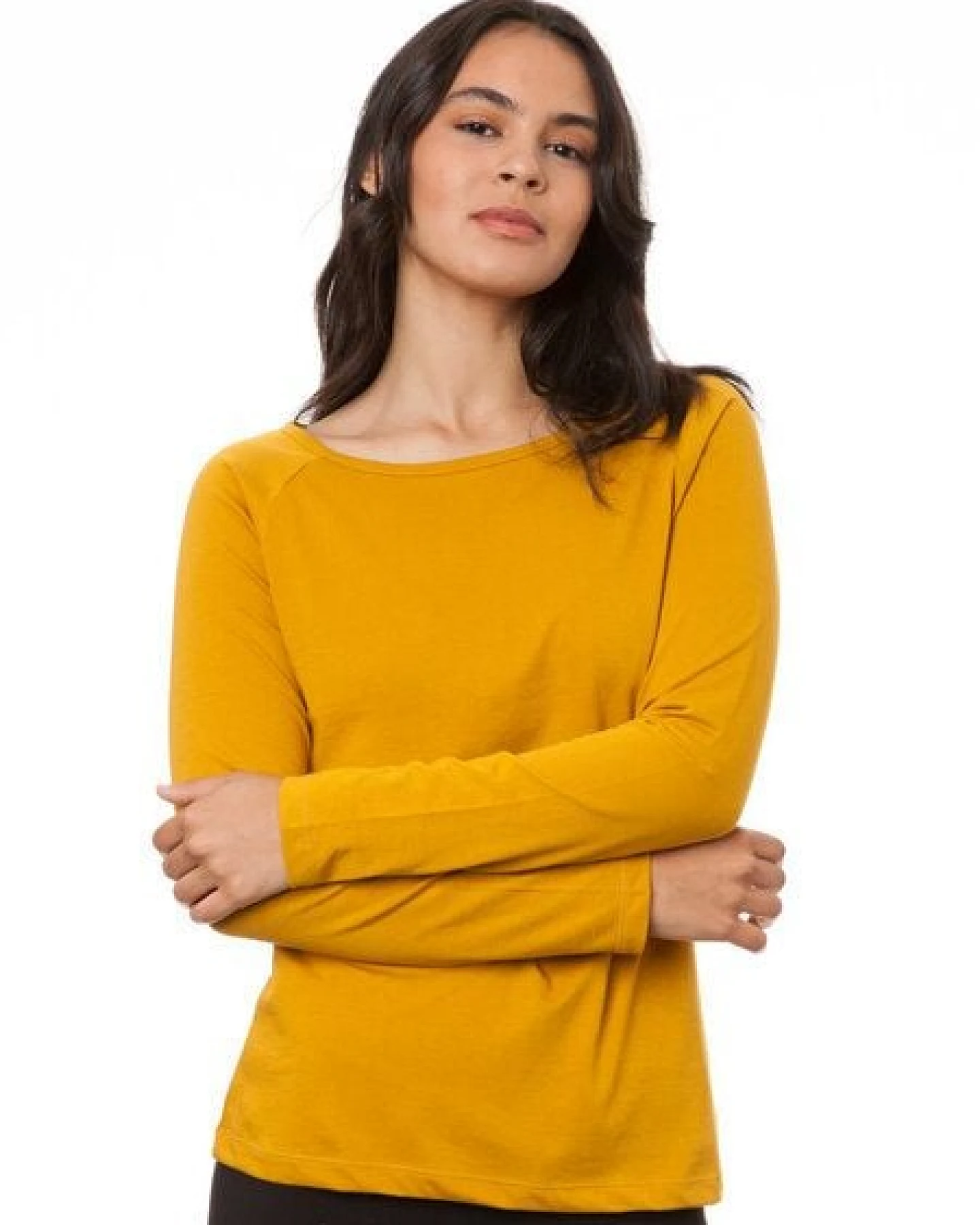 FellHerz Damen Raglan Longsleeve Bio Fair und Vegan – Ansicht 2