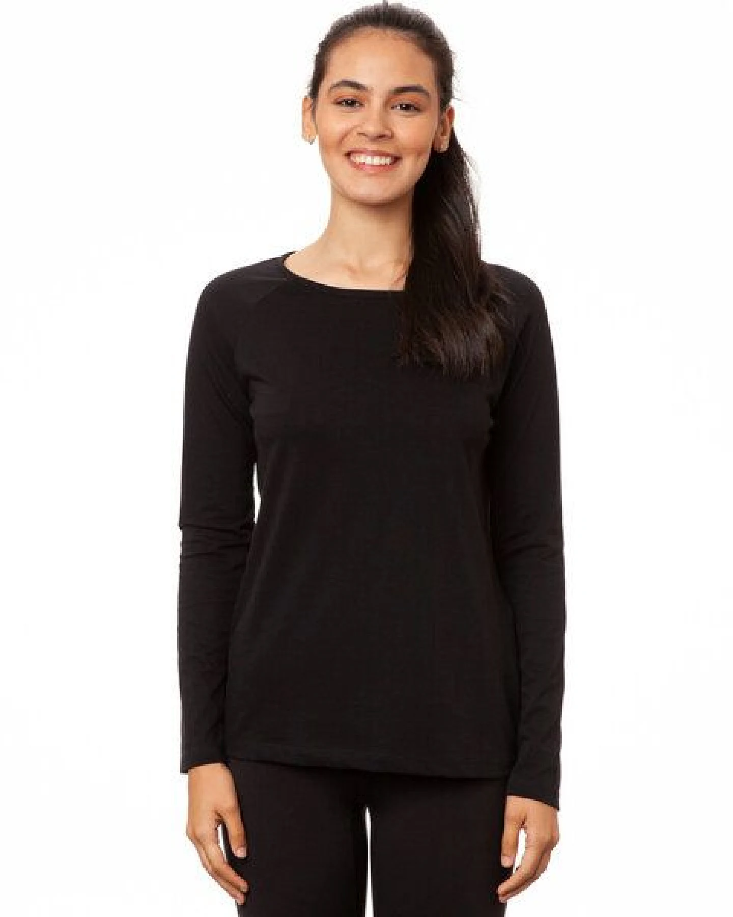 FellHerz Damen Raglan Longsleeve Bio Fair und Vegan – Ansicht 3