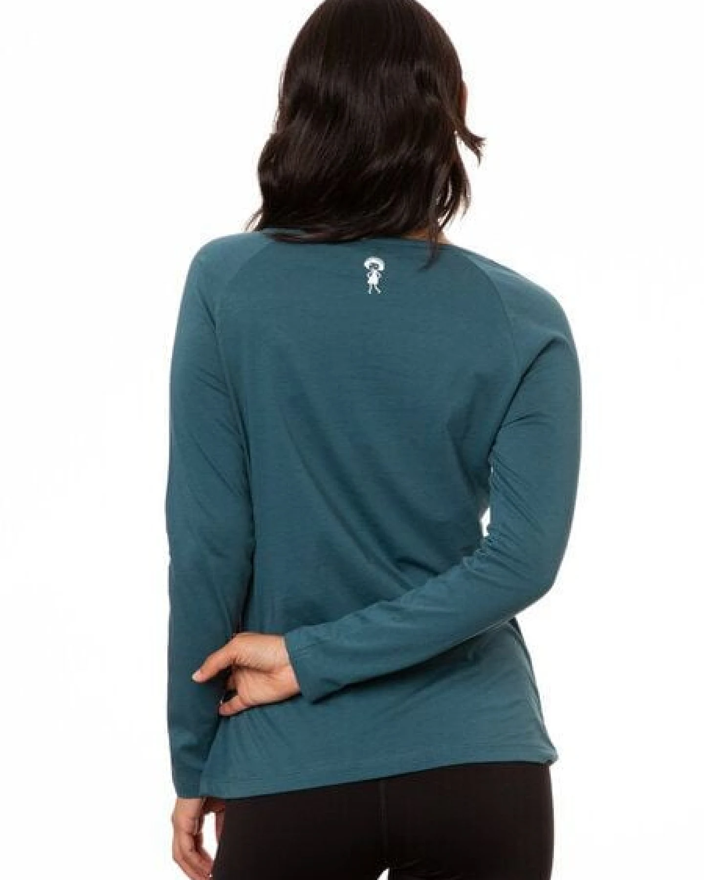 FellHerz Damen Raglan Longsleeve Bio Fair und Vegan – Ansicht 3