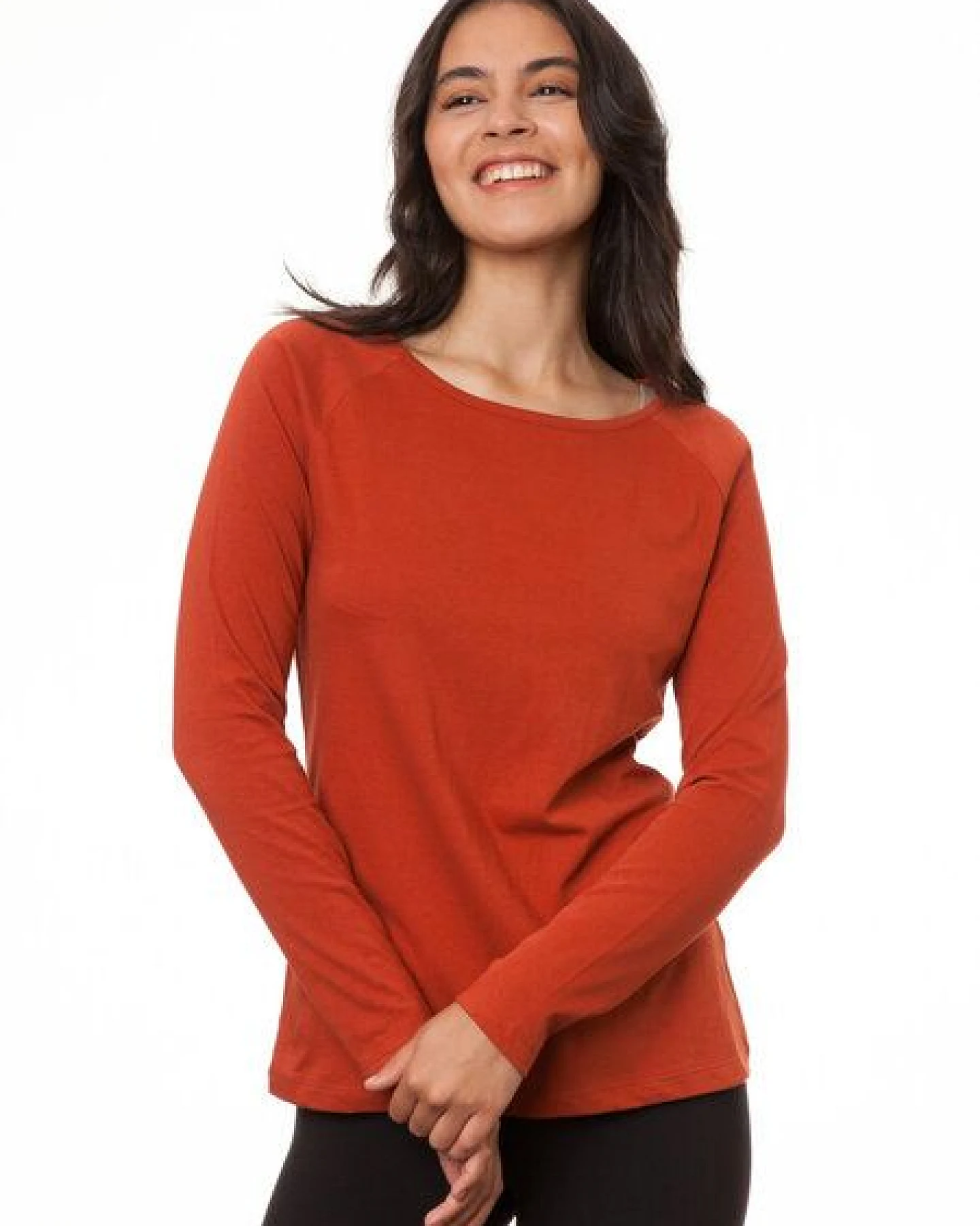 FellHerz Damen Raglan Longsleeve Bio Fair und Vegan – Ansicht 3