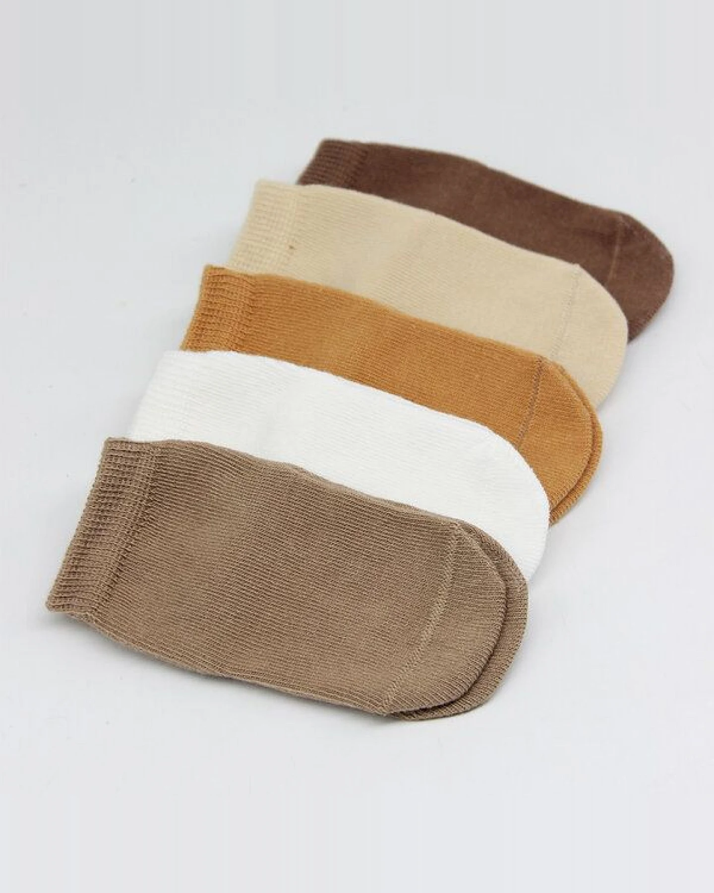 bistyle Baby-Socken Basic 5er-Pack – Kurzsocken, 0-6 Monate, zertifiziert, hoher Baumwollanteil – Ansicht 3