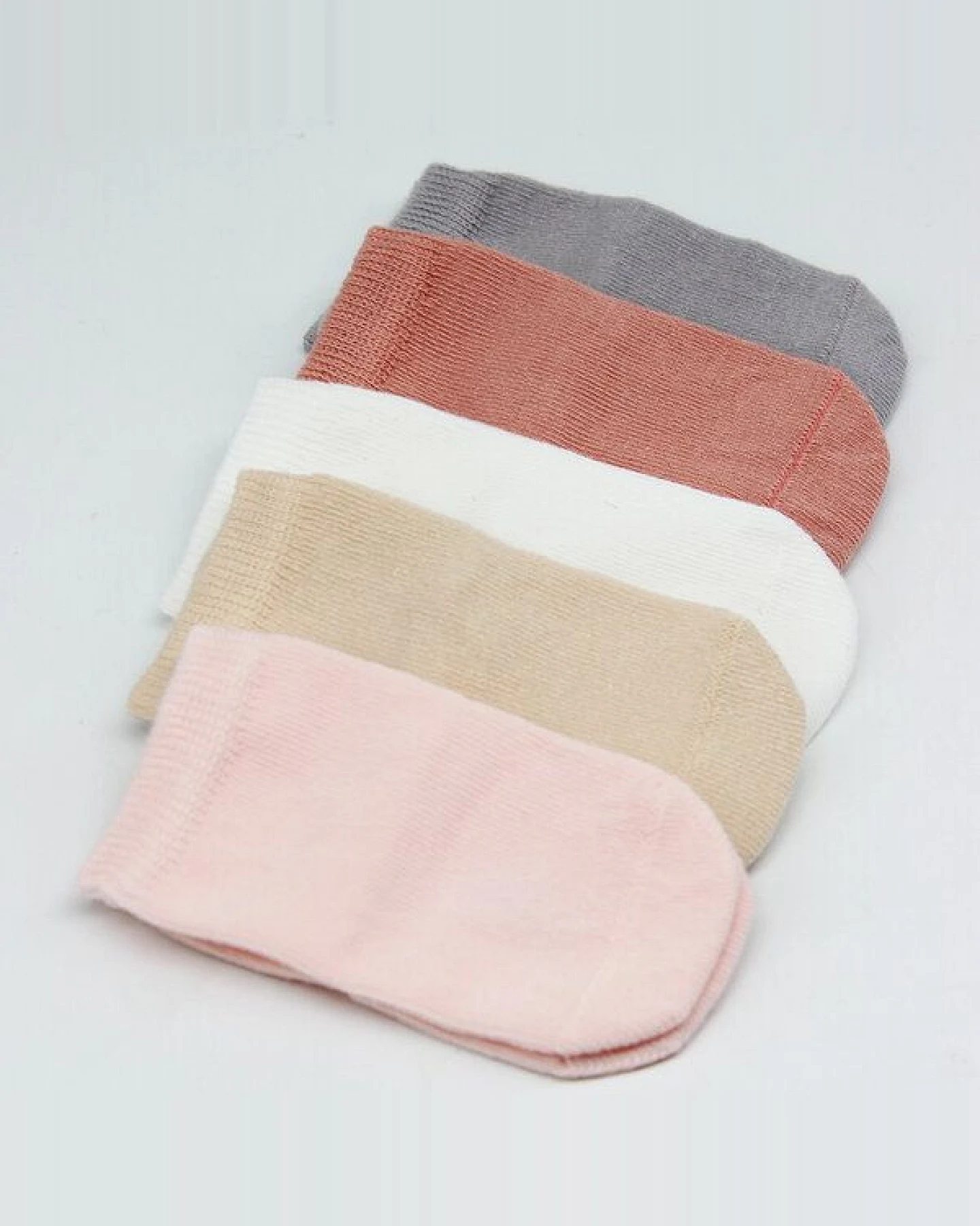 bistyle Baby-Socken Basic 5er-Pack – Kurzsocken, 0-6 Monate, zertifiziert, hoher Baumwollanteil – Ansicht 3