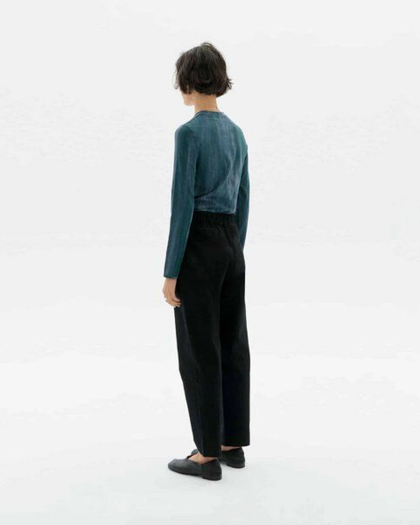 thinking mu Bundfaltenhose aus schwerer Baumwolle Modell: Rina – Ansicht 4