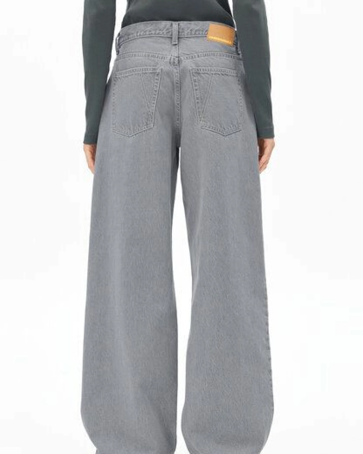 ARMEDANGELS ASTRAEAAS Damen Wide Leg Mid Waist aus Lyocell Baumwoll Mix – Ansicht 2