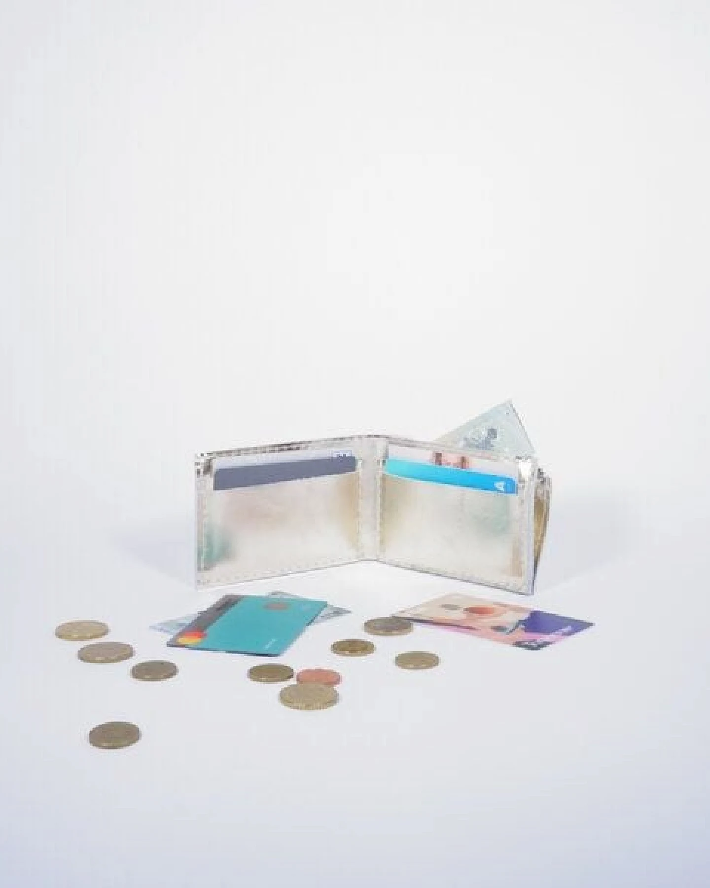 monday market Lederportemonnaie Ida Metallic – Ansicht 3