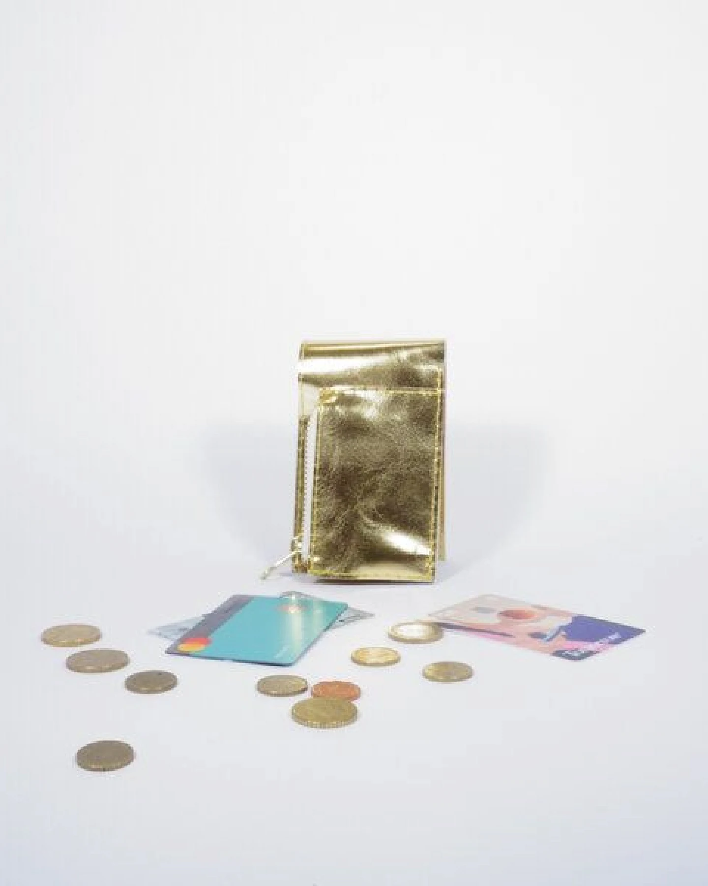 monday market Lederportemonnaie Ida Metallic – Ansicht 4