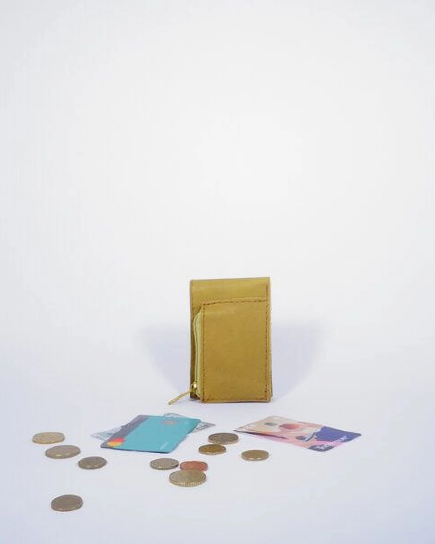 monday market Lederportemonnaie Ida aus pflanzlich gegerbtem Leder – Ansicht 3