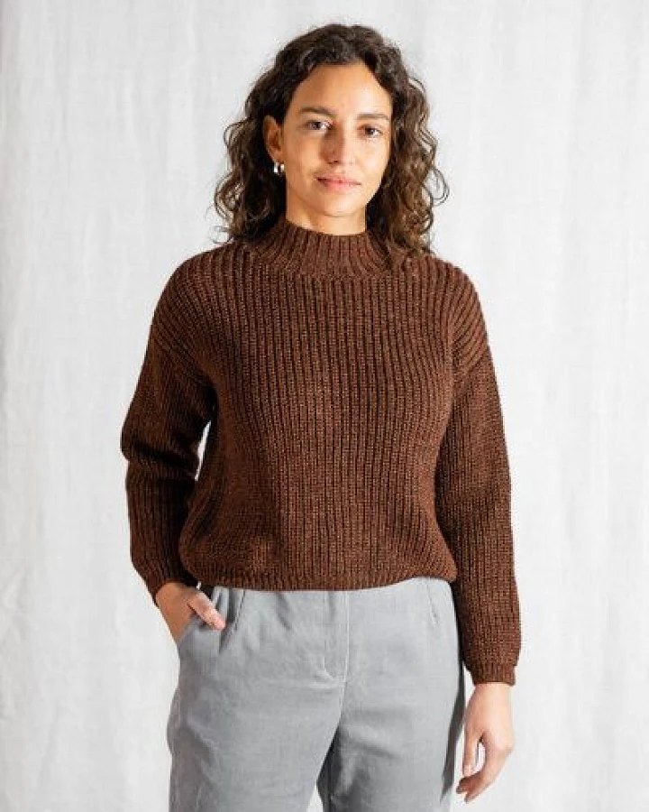 Jyoti - Fair Works Baby-Alpaka Turtleneck Strickpullover Tacna