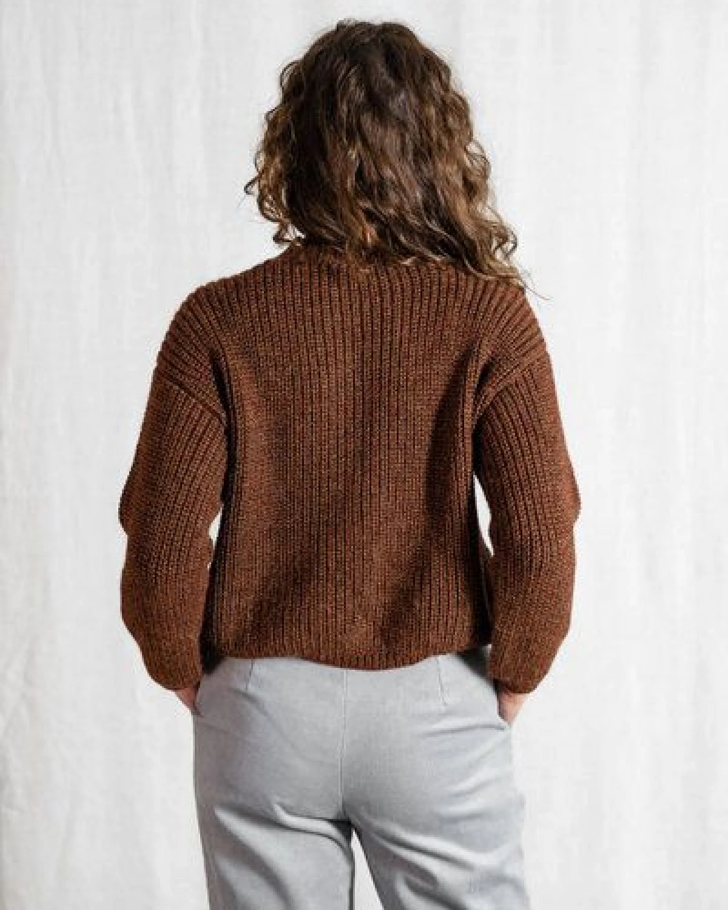 Jyoti - Fair Works Baby-Alpaka Turtleneck Strickpullover Tacna – Ansicht 3