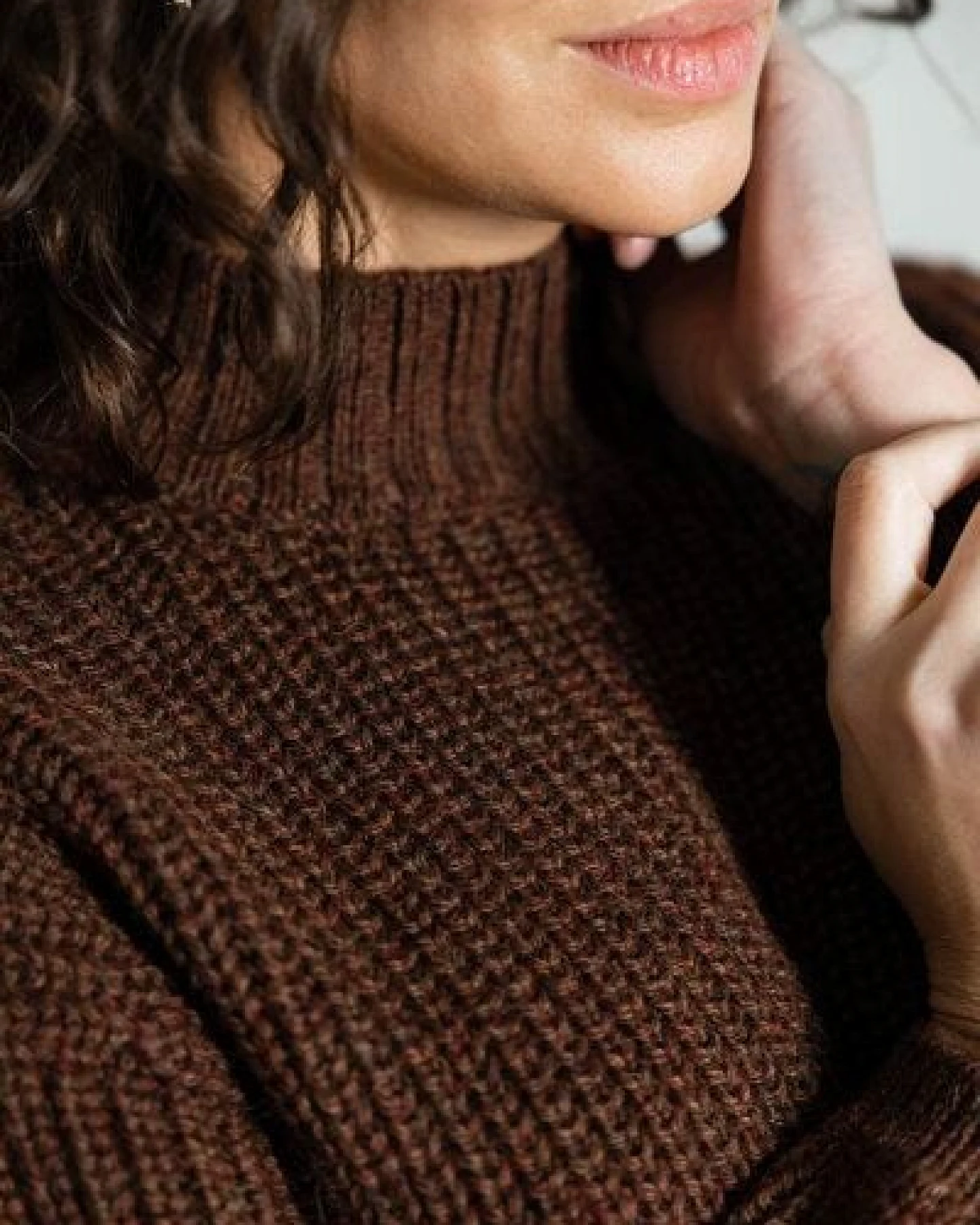 Jyoti - Fair Works Baby-Alpaka Turtleneck Strickpullover Tacna – Ansicht 4