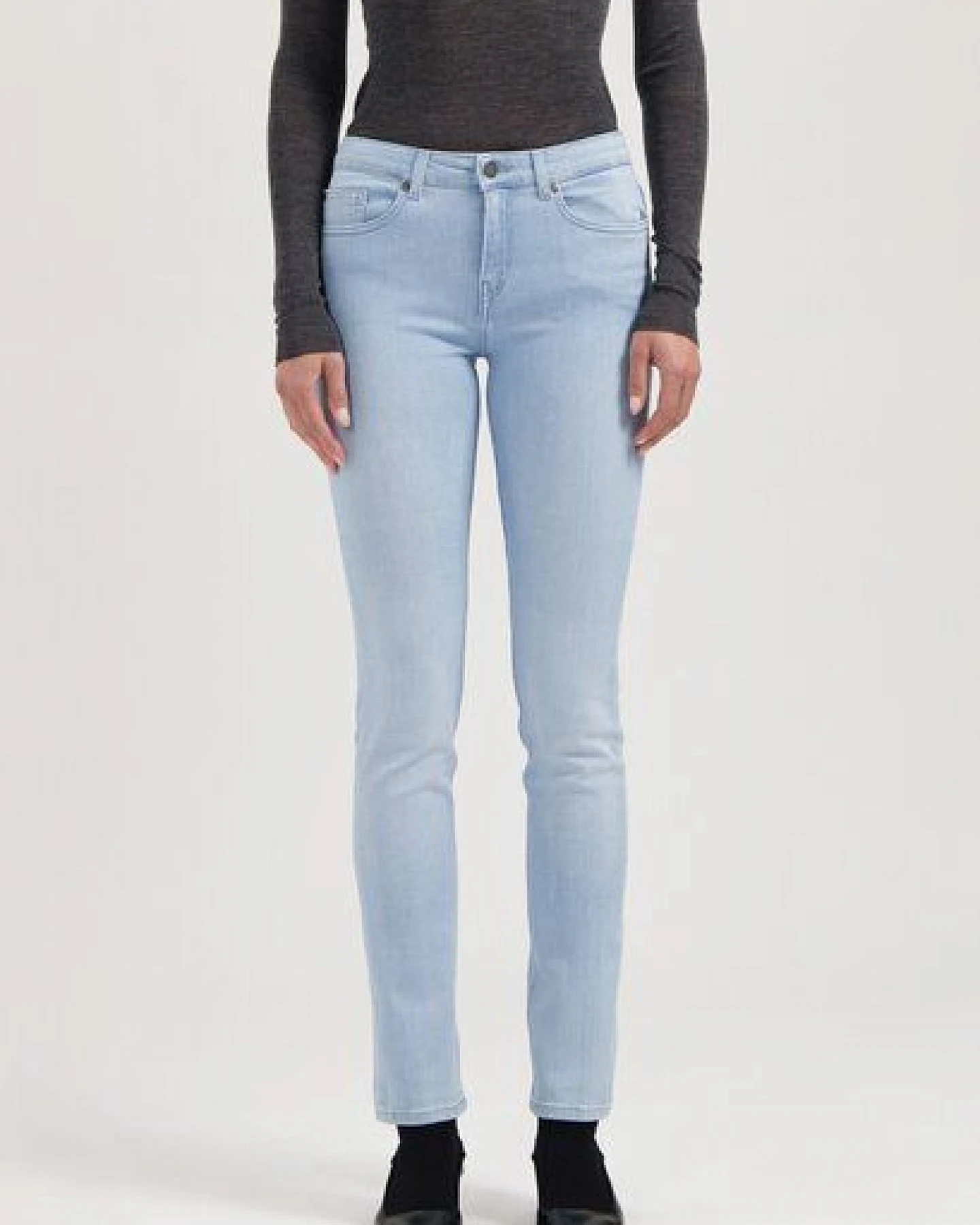 MUD Jeans Damen Jeans Slim Fit "Faye - Sunny Stone" – Ansicht 4