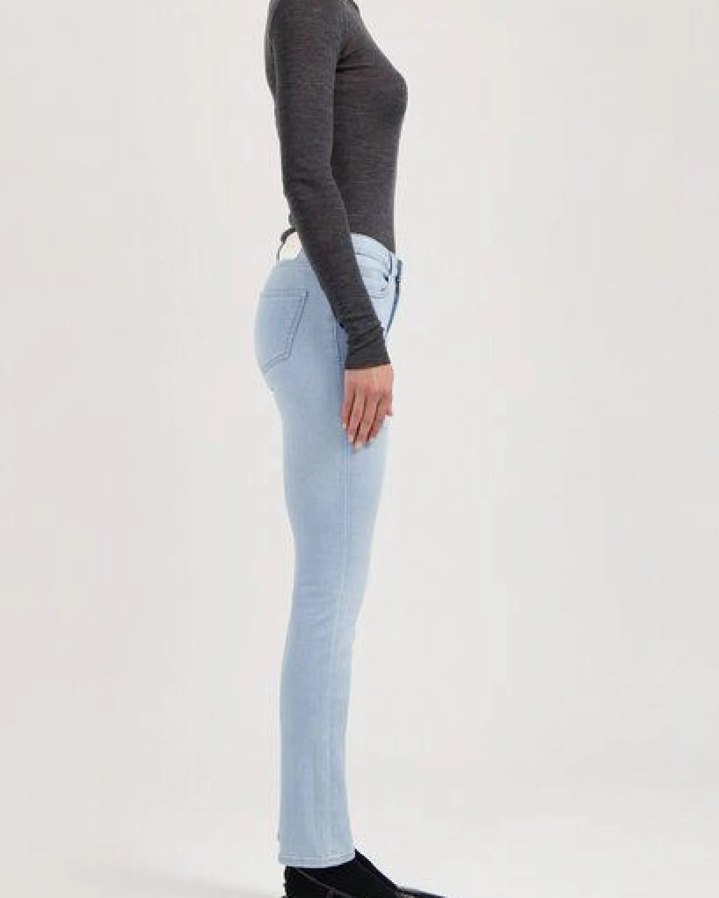 MUD Jeans Damen Jeans Slim Fit "Faye - Sunny Stone" – Ansicht 3