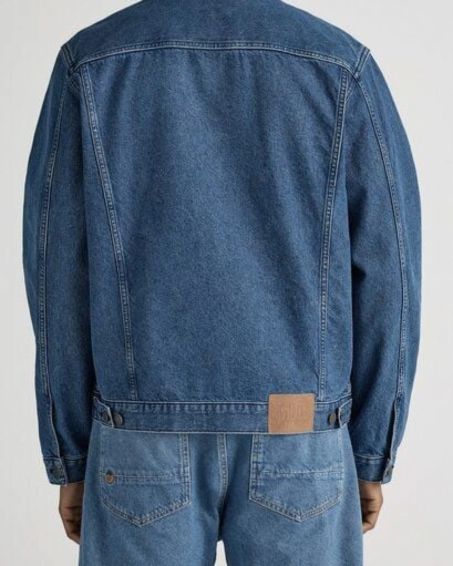 MUD Jeans Herren Jacke "Benny - Medium Stone" – Ansicht 2