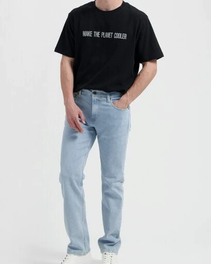 MUD Jeans Herren Jeans Straight Leg "Bryce - Light Stone"