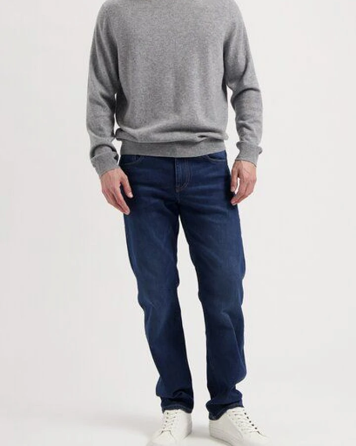 MUD Jeans Herren Jeans Straight Leg "Bryce - Medium Dark"