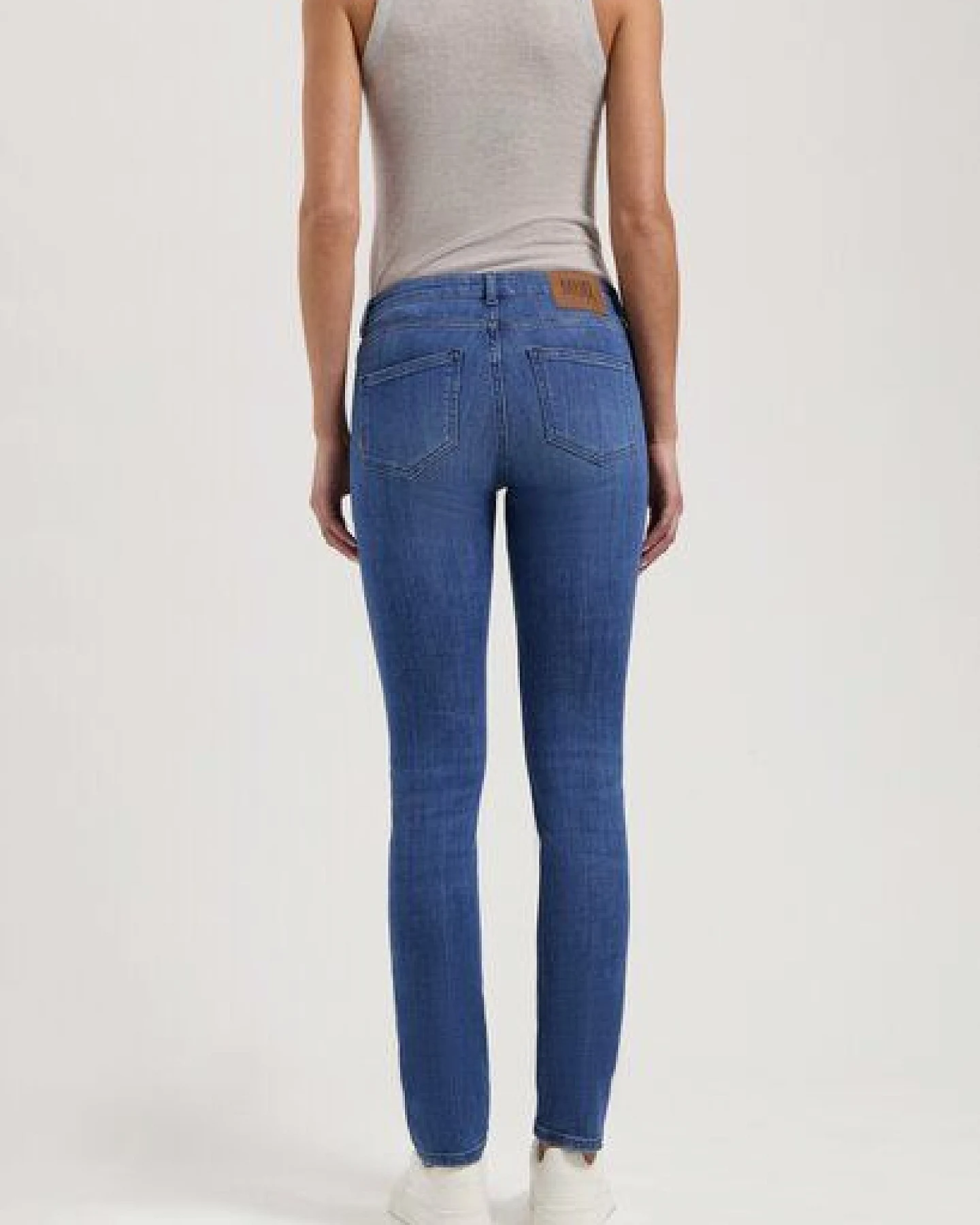 MUD Jeans Damen Jeans Slim Fit "Faye - Authentic Indigo" – Ansicht 3