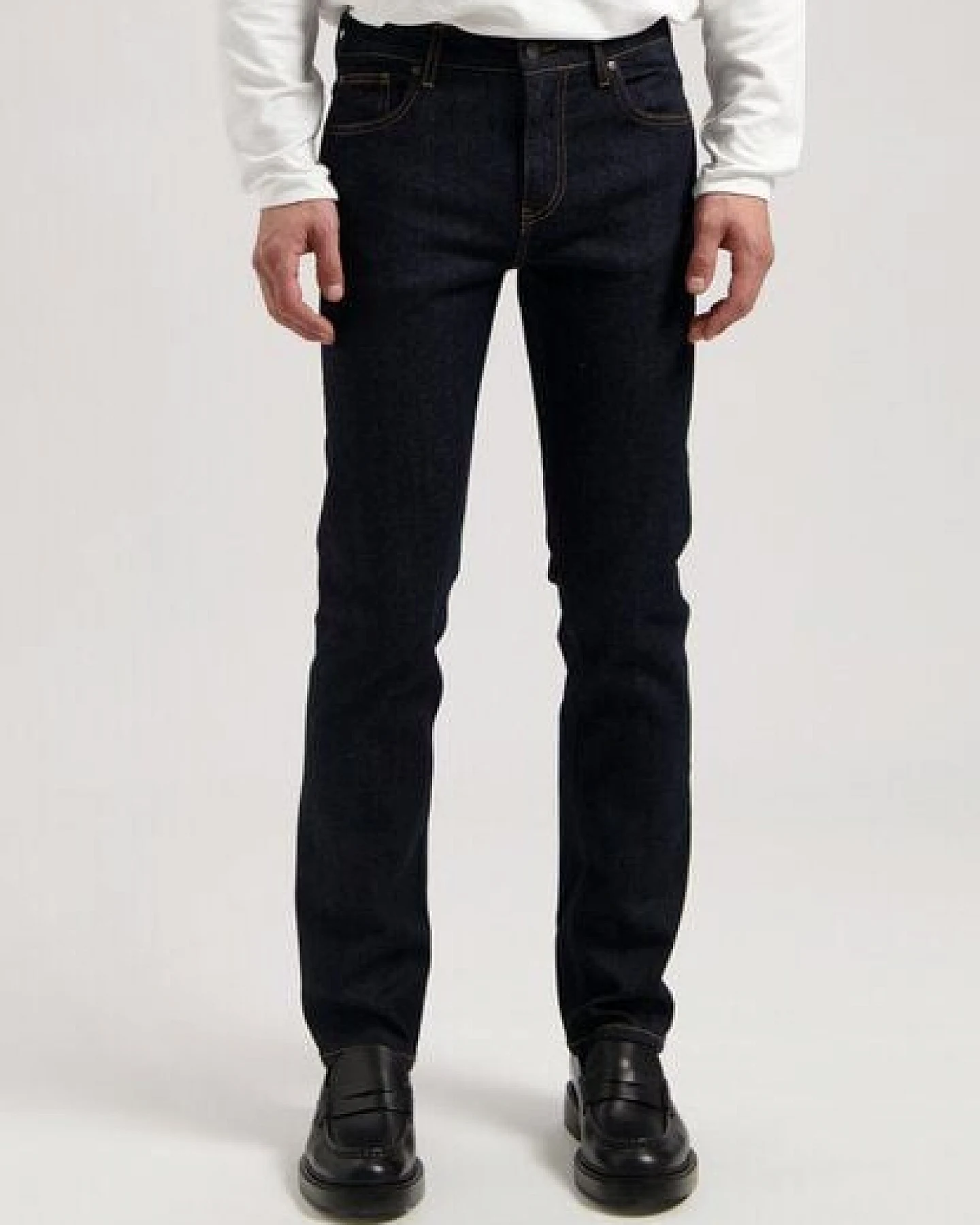 MUD Jeans Herren Jeans Straight Leg "Bryce - Strong Blue" – Ansicht 4