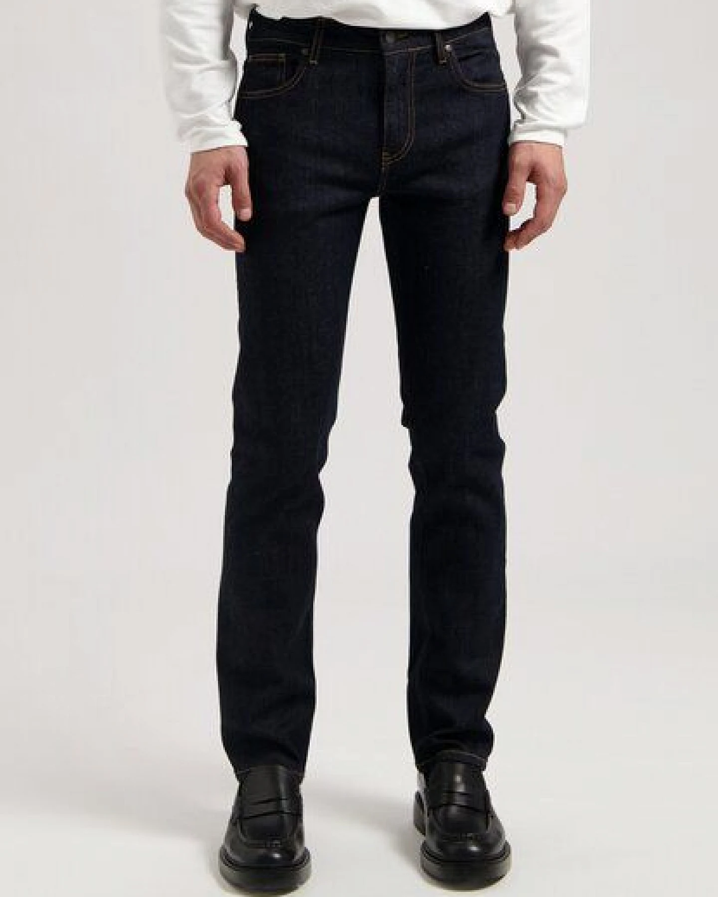 MUD Jeans Herren Jeans Straight Leg "Bryce - Strong Blue" – Ansicht 4