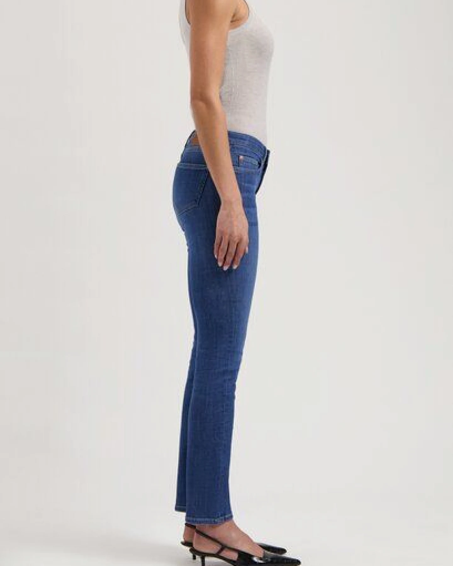 MUD Jeans Damen Jeans Slim Fit "Faye - Stone Indigo" – Ansicht 2