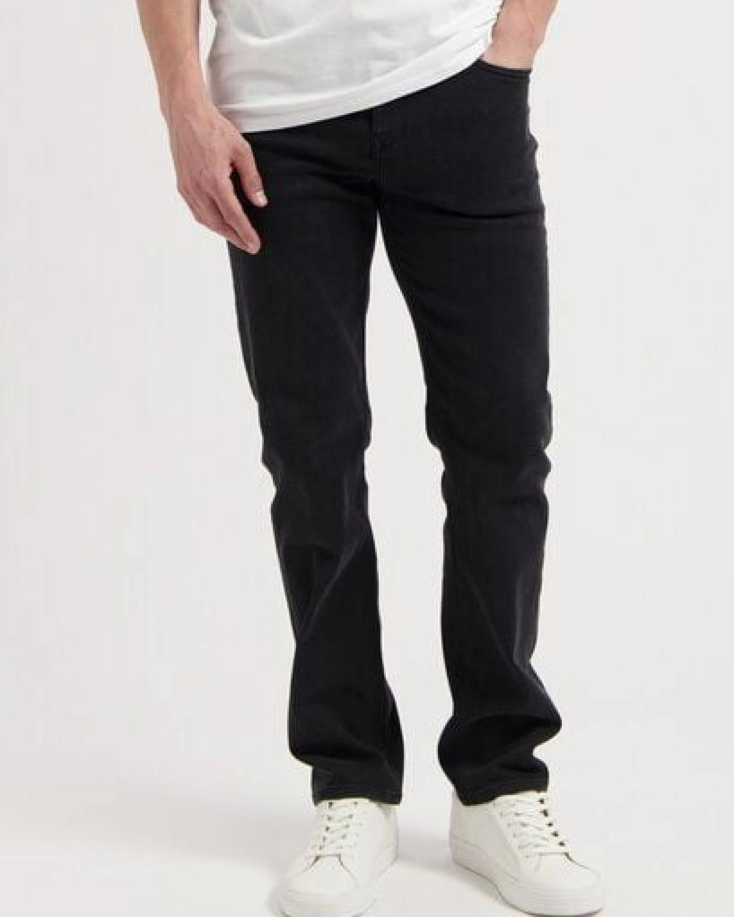 MUD Jeans Herren Jeans Straight Leg "Bryce - Stone Black" – Ansicht 4
