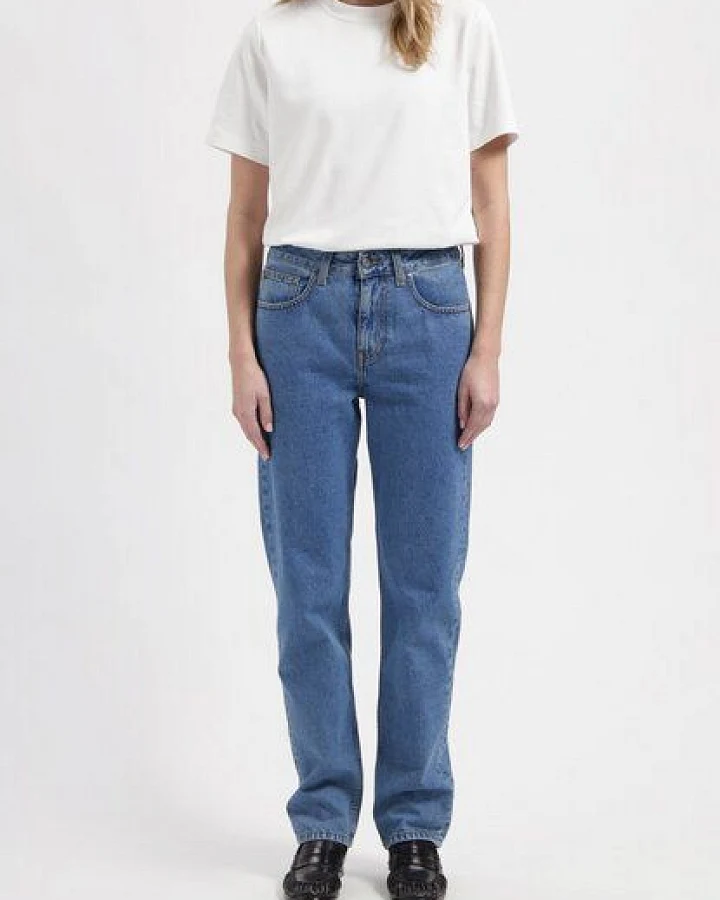 MUD Jeans Damen Jeans Straight Leg "Go - Stone Vintage"