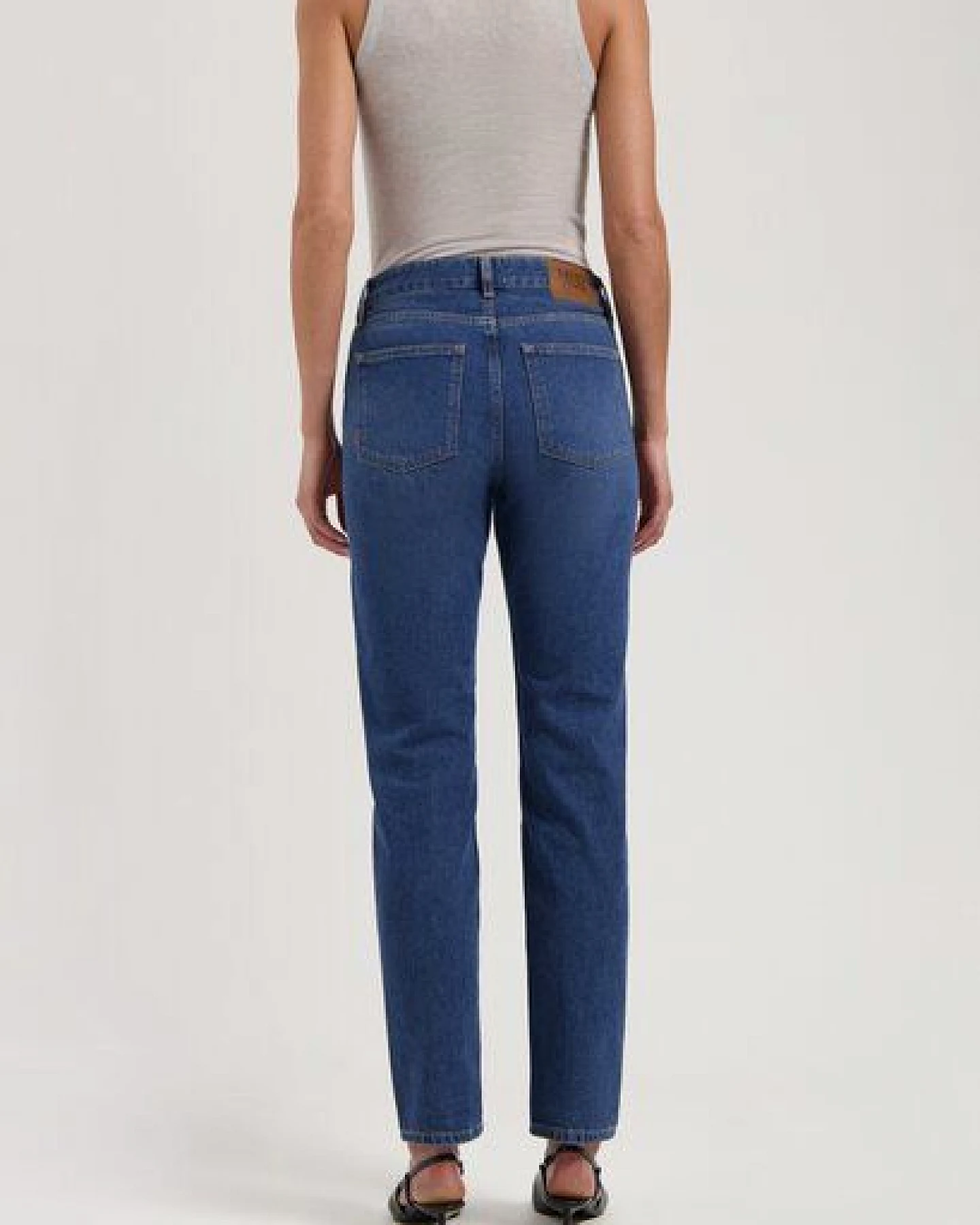 MUD Jeans Damen Jeans Straight Leg "Go - Used Stone" – Ansicht 3