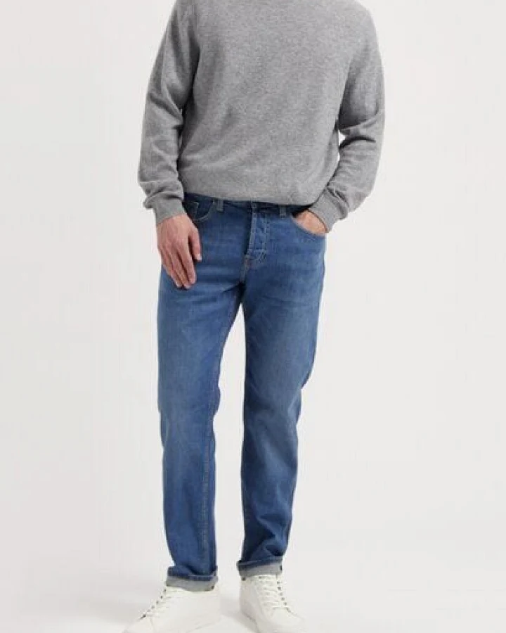 MUD Jeans Herren Jeans Tapered "Hank - Medium Heritage"