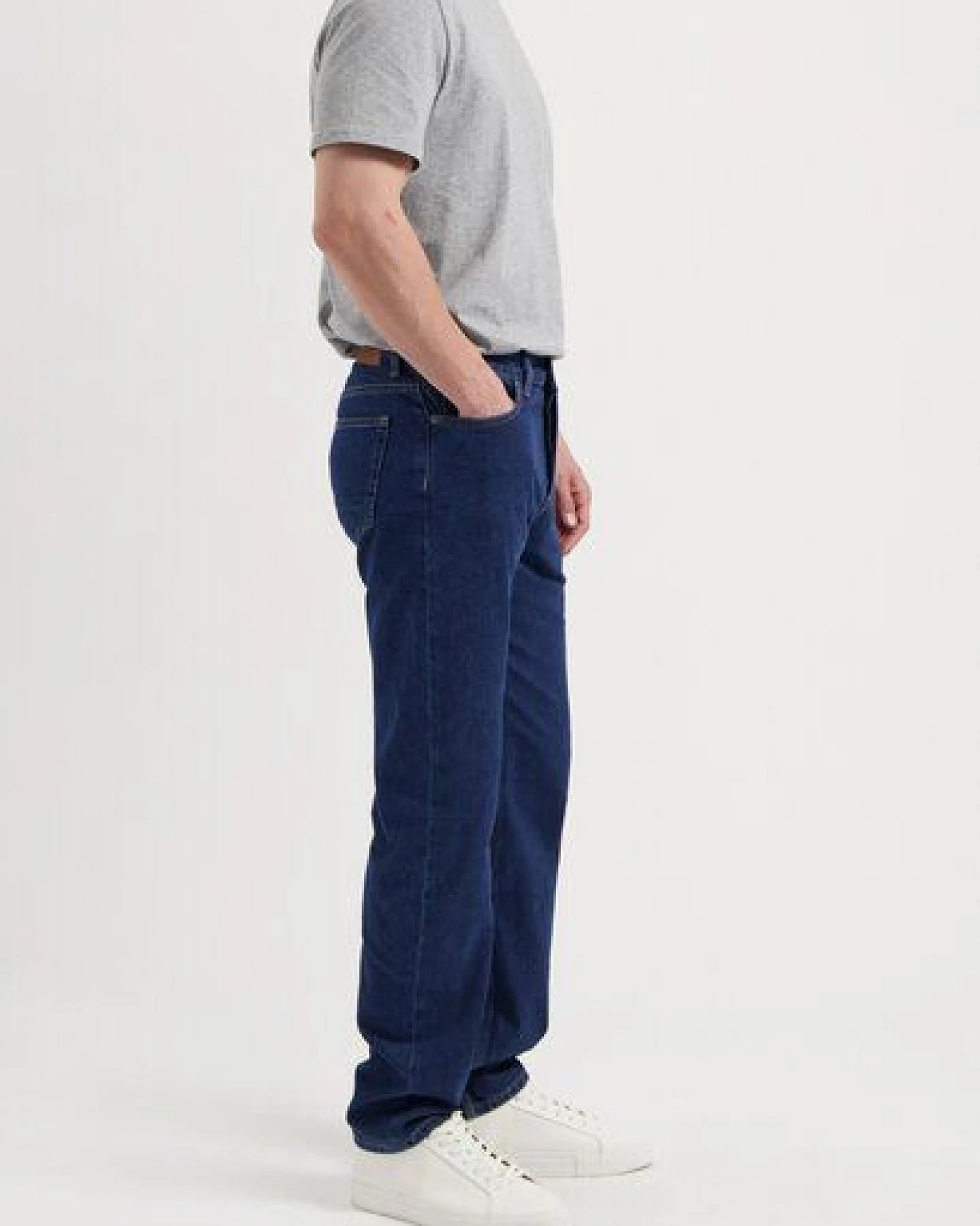MUD Jeans Herren Jeans Straight Leg "John - Stone Indigo" – Ansicht 2