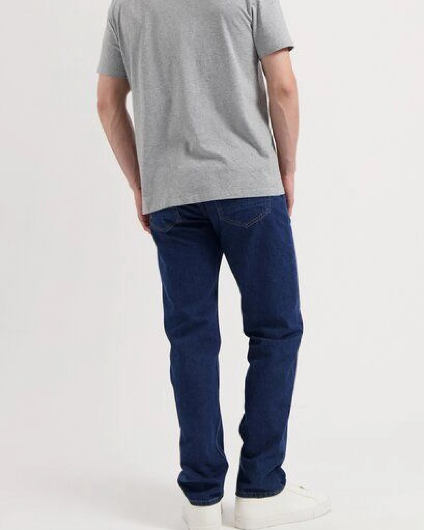 MUD Jeans Herren Jeans Straight Leg "John - Stone Indigo" – Ansicht 3