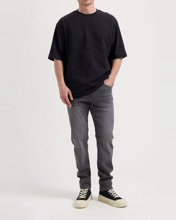 MUD Jeans Herren Jeans Slim Fit "Rick - Authentic Black"