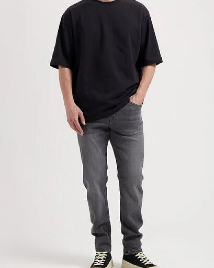 MUD Jeans Herren Jeans Slim Fit "Rick - Authentic Black"