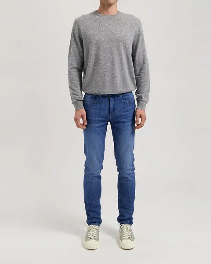 MUD Jeans Herren Jeans Slim Fit "Rick - Authentic Indigo"