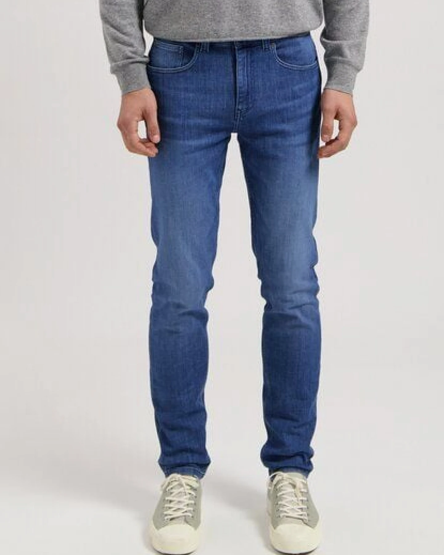 MUD Jeans Herren Jeans Slim Fit "Rick - Authentic Indigo" – Ansicht 4