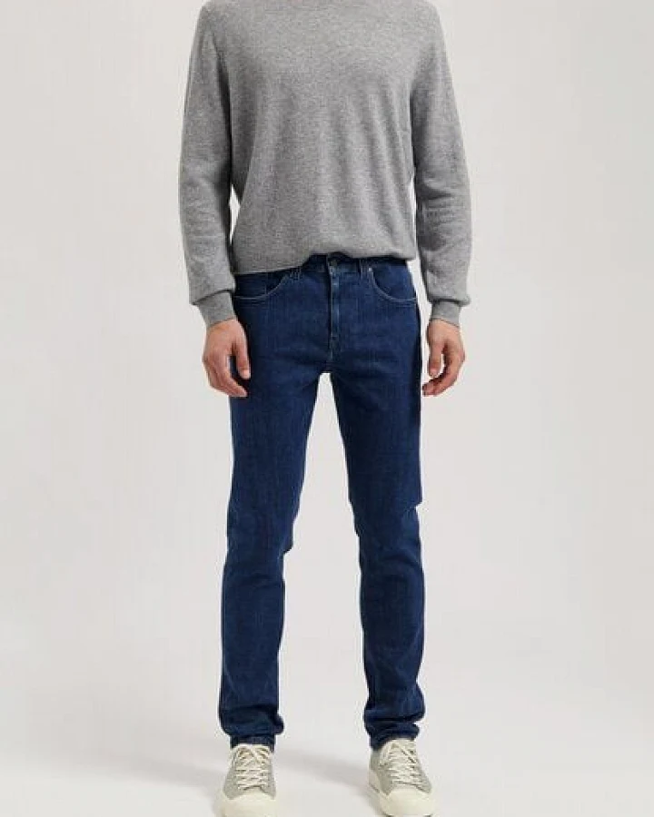 MUD Jeans Herren Jeans Slim Fit "Rick - Stone Indigo"