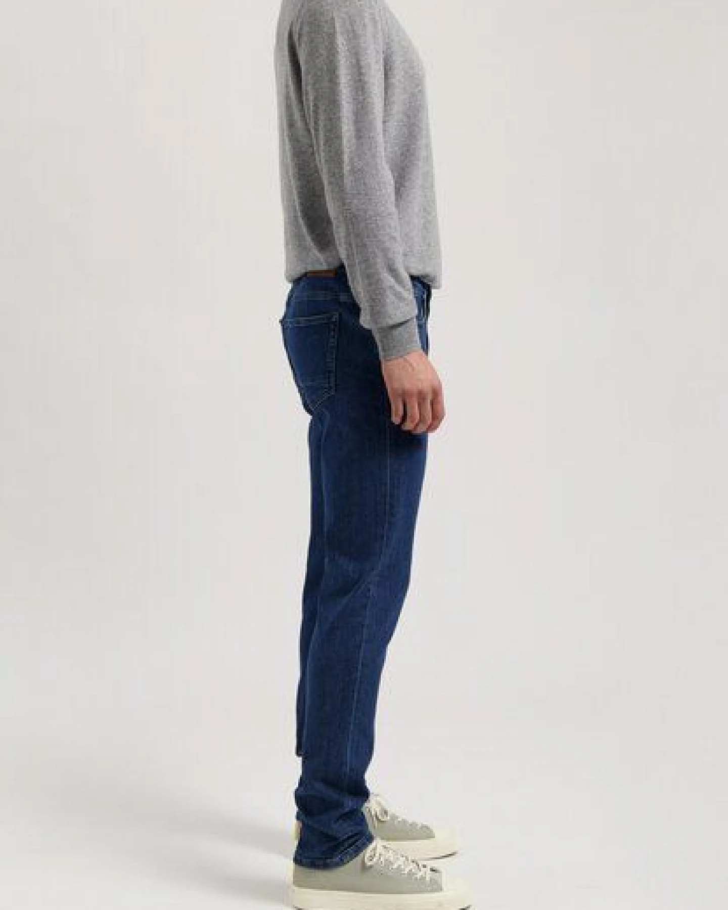 MUD Jeans Herren Jeans Slim Fit "Rick - Stone Indigo" – Ansicht 2