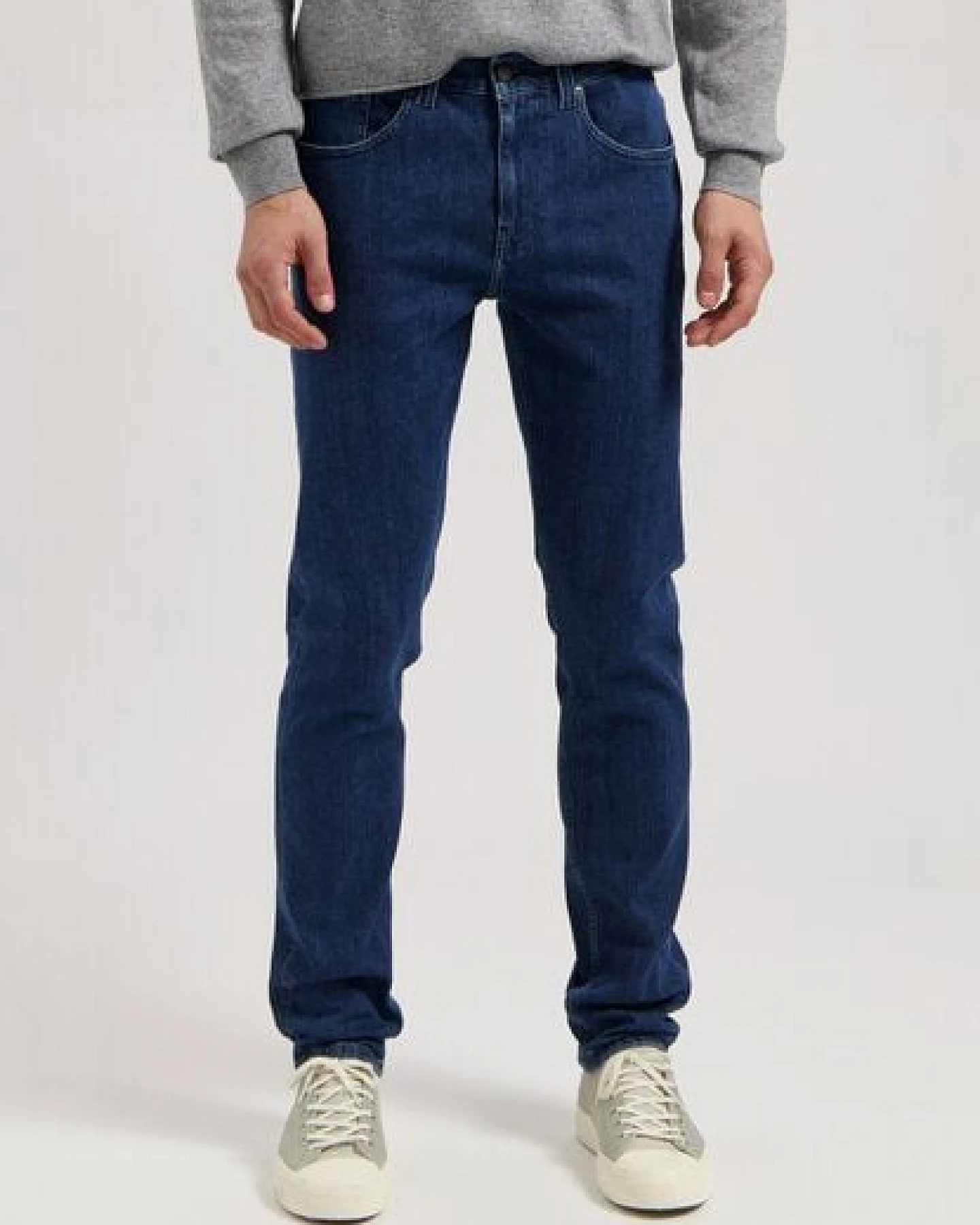 MUD Jeans Herren Jeans Slim Fit "Rick - Stone Indigo" – Ansicht 4