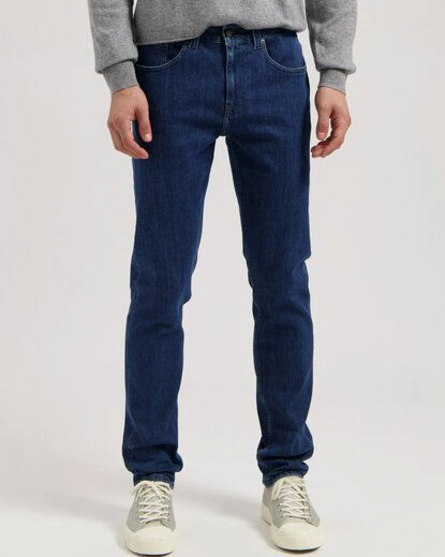 MUD Jeans Herren Jeans Slim Fit "Rick - Stone Indigo" – Ansicht 4