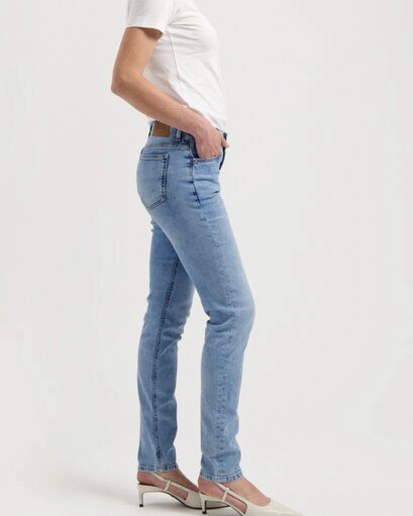 MUD Jeans Damen Jeans Skinny Fit "Skyler - Original Stone" – Ansicht 2