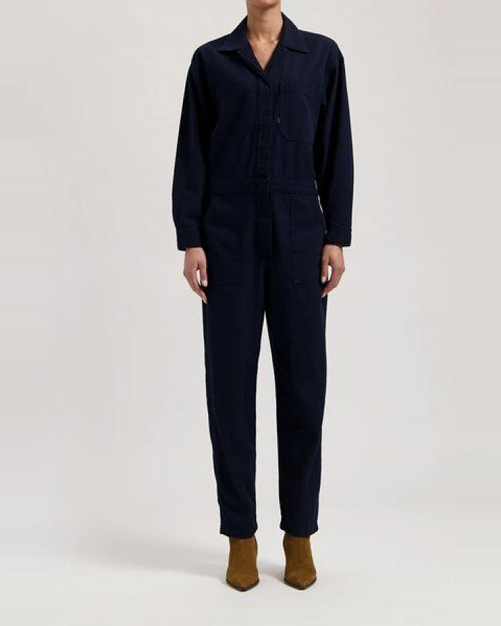 MUD Jeans Damen Jumpsuit "Uma - Onyx Dry"