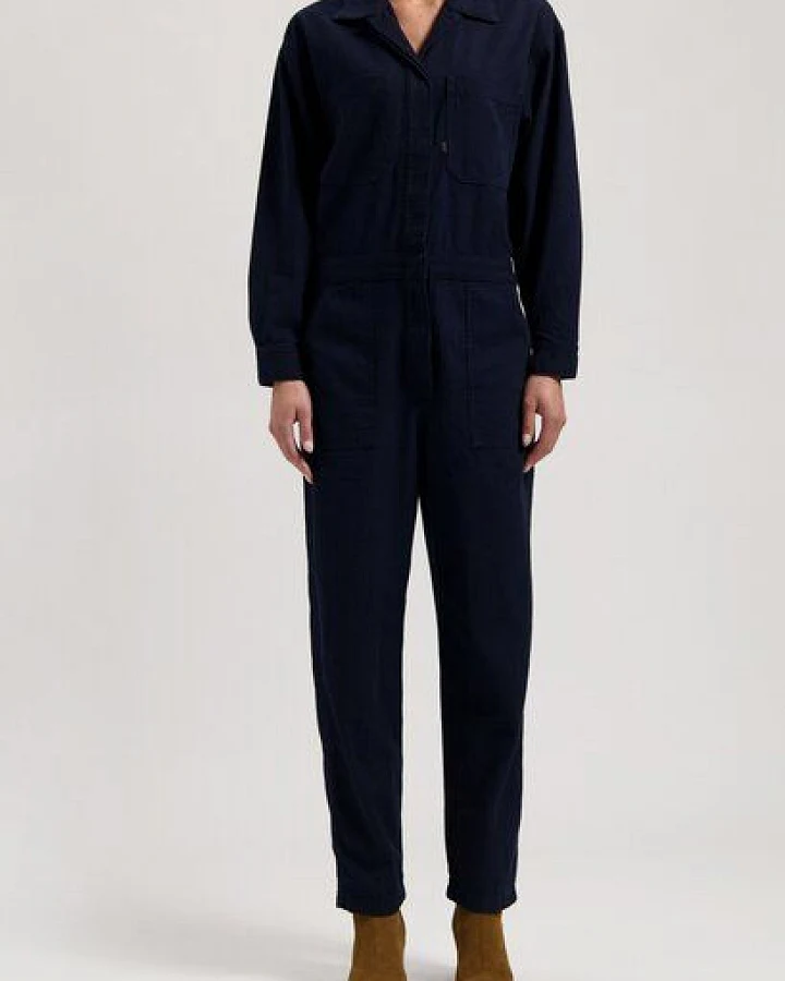 MUD Jeans Damen Jumpsuit "Uma - Onyx Dry"