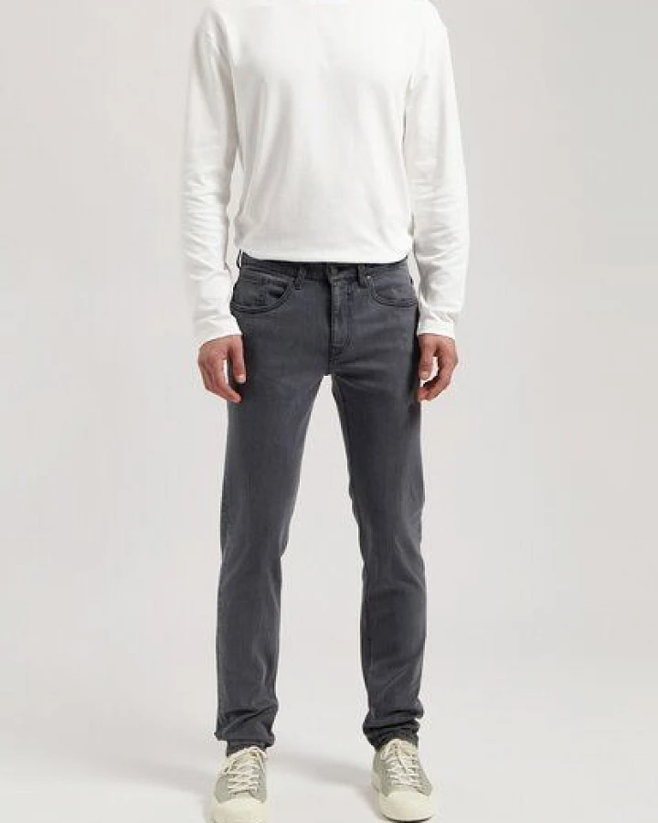 MUD Jeans Herren Jeans Tapered "Dunn - 03 Grey"