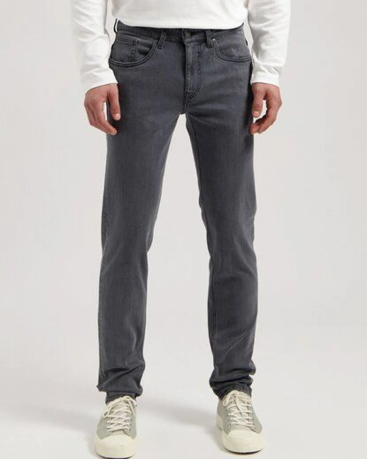 MUD Jeans Herren Jeans Tapered "Dunn - 03 Grey" – Ansicht 4