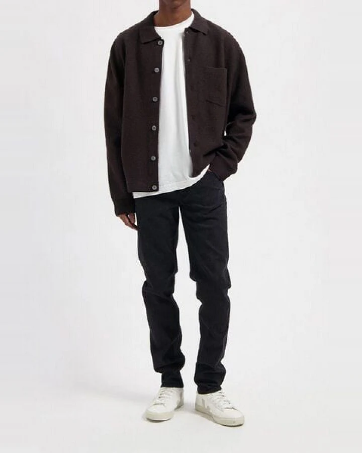 MUD Jeans Herren Jeans Tapered "Dunn - Stone Black"