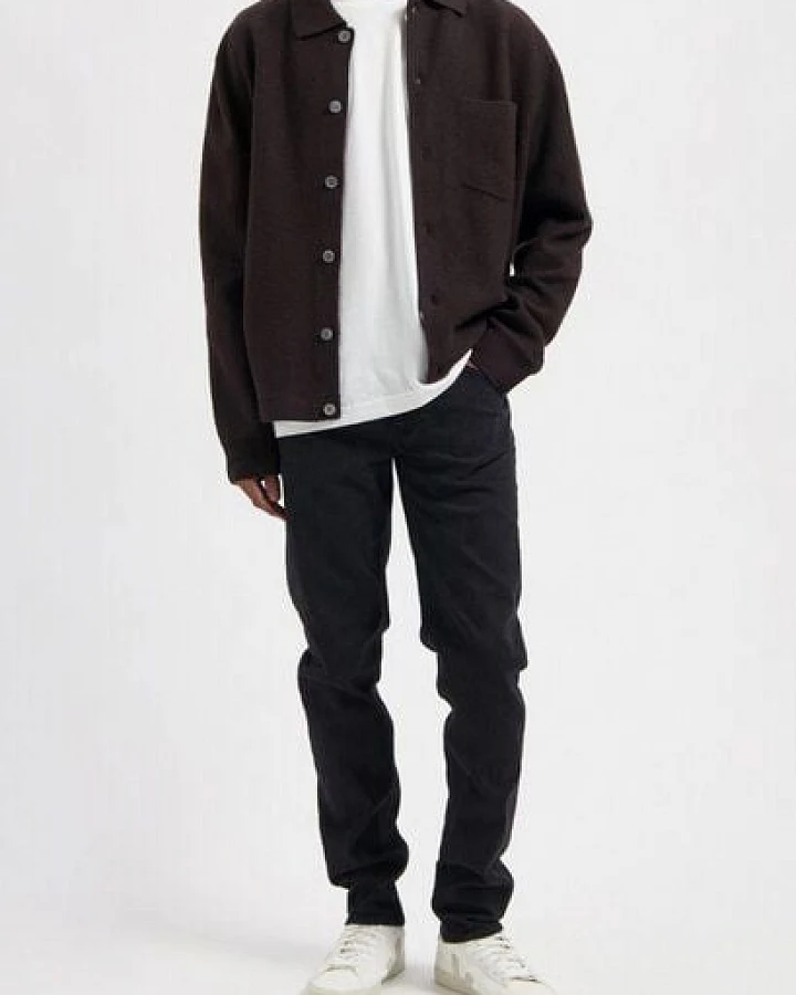 MUD Jeans Herren Jeans Tapered "Dunn - Stone Black"