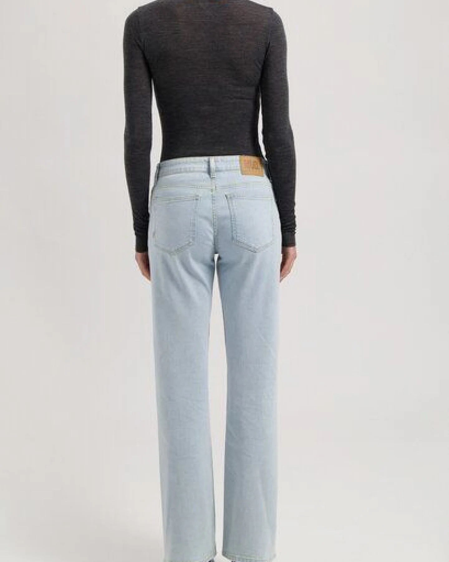MUD Jeans Damen Jeans Straight Leg "Carry - Light Stone" – Ansicht 3