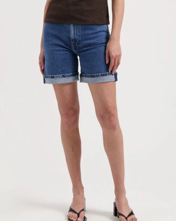 MUD Jeans Damen Shorts "Luna - Stone Vintage"