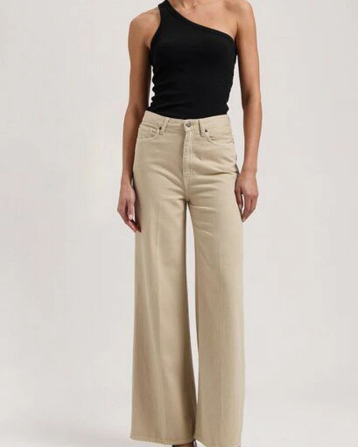MUD Jeans Damen Jeans Loose Fit "Sara - Sand"