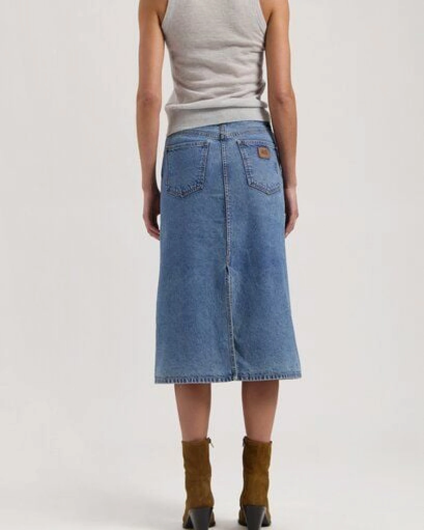 MUD Jeans Damen Rock "Gwen - Stone Vintage" – Ansicht 3